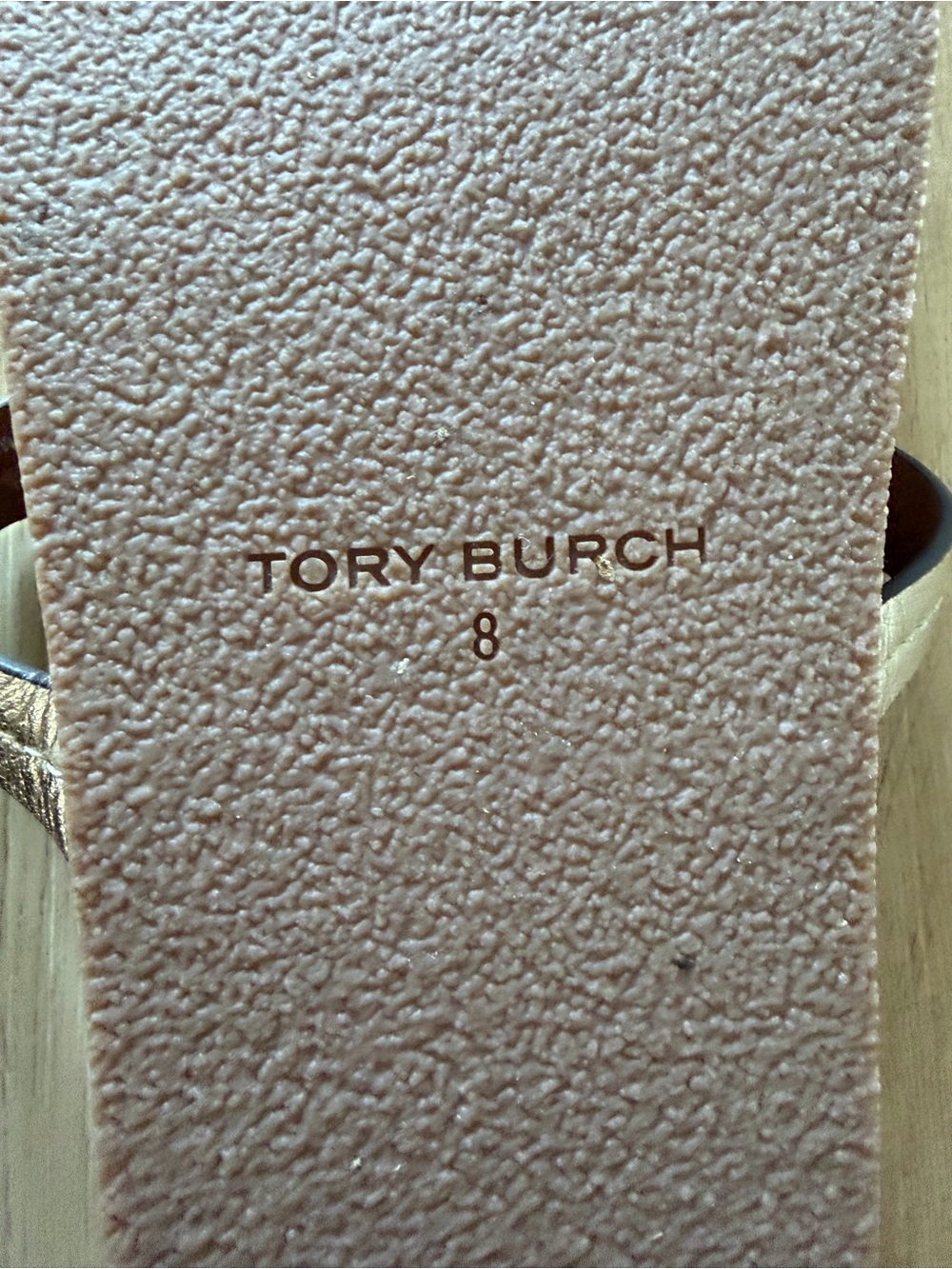 Tory Burch Miller Cloud sandals suede gold - Picture 4 of 6